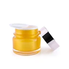 G Skin Jar White 50 Ml 50 G Yellow White Skin Care Cosmetic Pet Container Acrylic Powder Jar