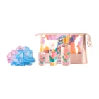 Travel Spa Set Pink Color Personalize Rose Fragrance Holiday Realxing Travel Spa Set For Adults