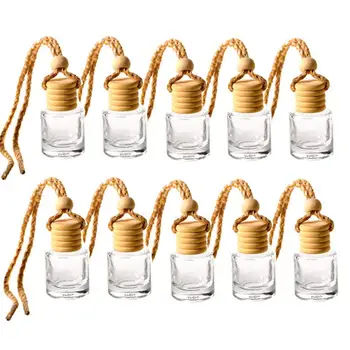 New product empty car perfume bottles 10 ml empty bottle for car perfume glass car air freshener bottles perfume