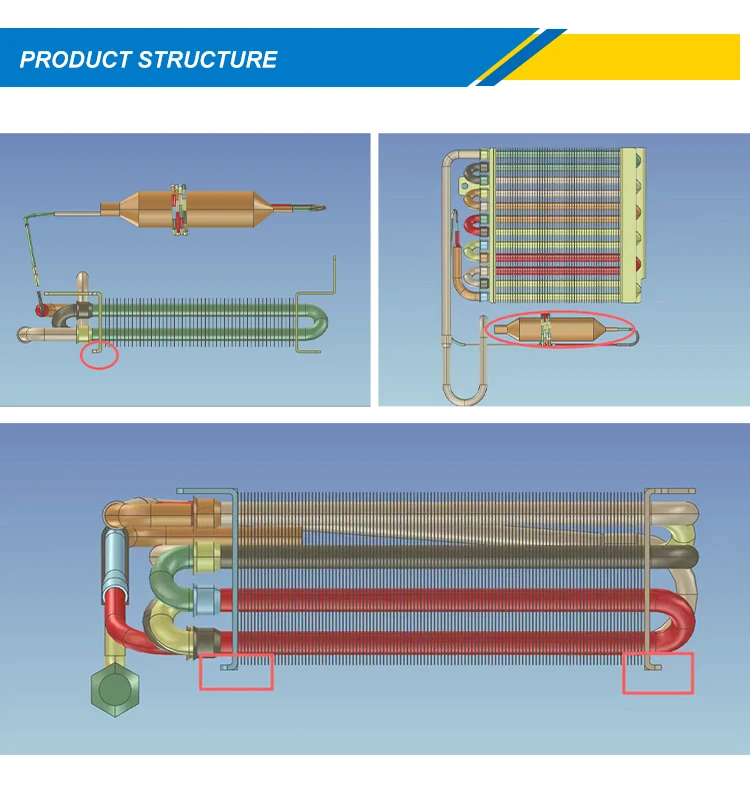 Precision Formed Fintube, 220 V, Copper - detail 16