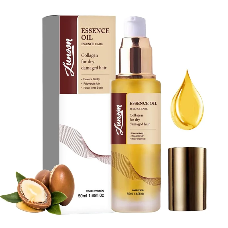 Argan Oil - Hair Treatment | For Hair Repair - Cold-Pressed Lightweight Argan Oil Hair Serum - For Dry, Damaged Hair, 50 ml