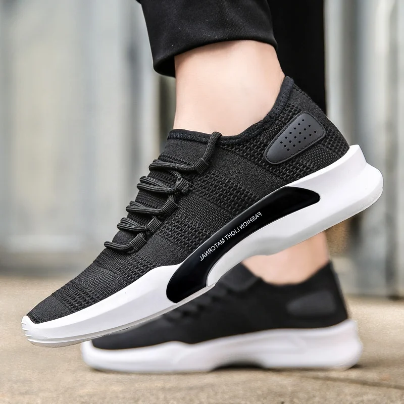 men sneakers 2023 new design durable Lace-up Mens Sports Running Casual Shoes