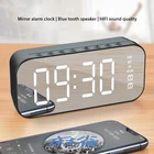 Newest 2021 Newest Portable Wireless Mini Alarm Clock Speaker