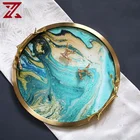 Low Tray Low Price Promotion Metal Mirror Tray Retro Unique Serving Tray Gold For Soft Loading Home Decorations