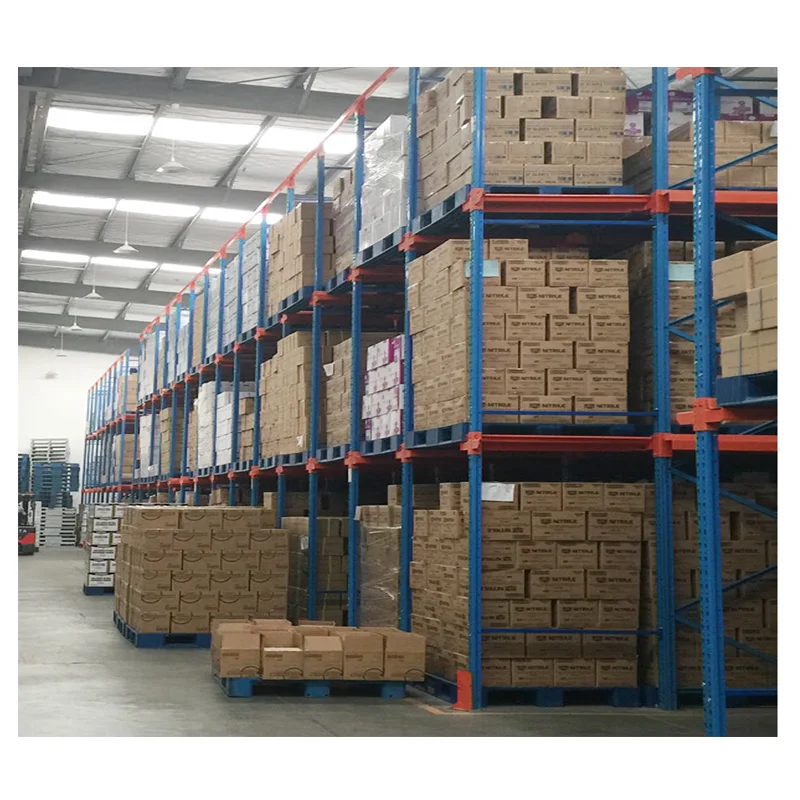 Gui chang 3000KG 3T 3 ton Triple Support Warehouse Heavy Duty Pallet 3 Layers Racks Pallet Racking Shelving Rack