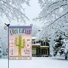 Sale Hot Sale 12" X 18" Yard Flag Welcome Solar Energy LED Garden Flag