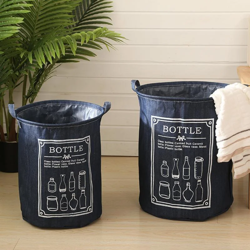 HUAYI 2024 New Selling High quality  Fabric Large Canvas storage basket laundry basket