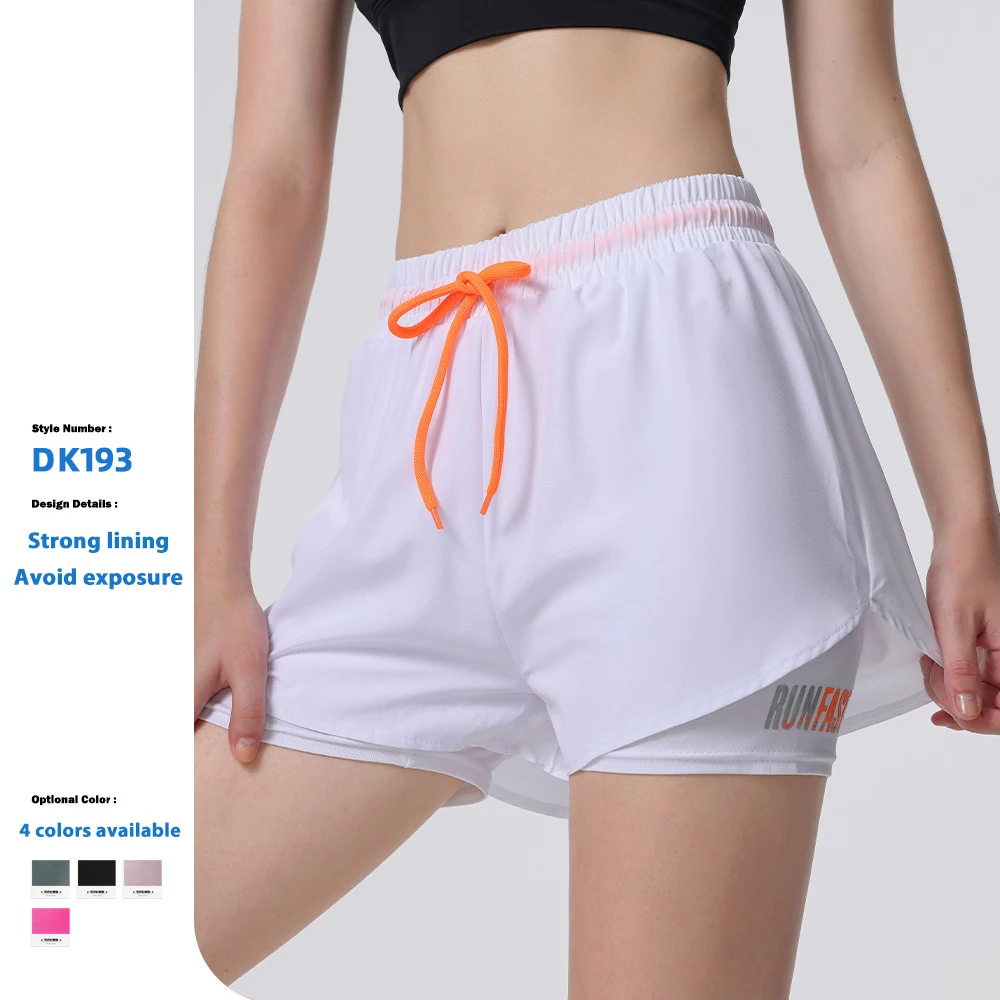 High Quality Casual Quick Dry Running Breathable Anti-Exposure Woman's Sports Shorts Loose Gym Girls Shorts