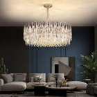 Lights Pendant Light Simple Modern LED Crystal Chandelier Restaurant Pendant Lights For Living Room