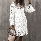 New Arrival Women White And Black National Dress Summer Custom Logo Lace Sexy Simple Dress None Sleeve