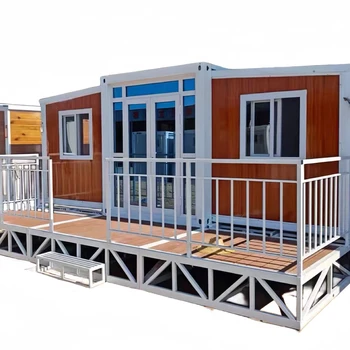 2 bedrooms, 3 bedrooms, expandable container apartment with bathroom and kitchen, prefabricated living micro villa