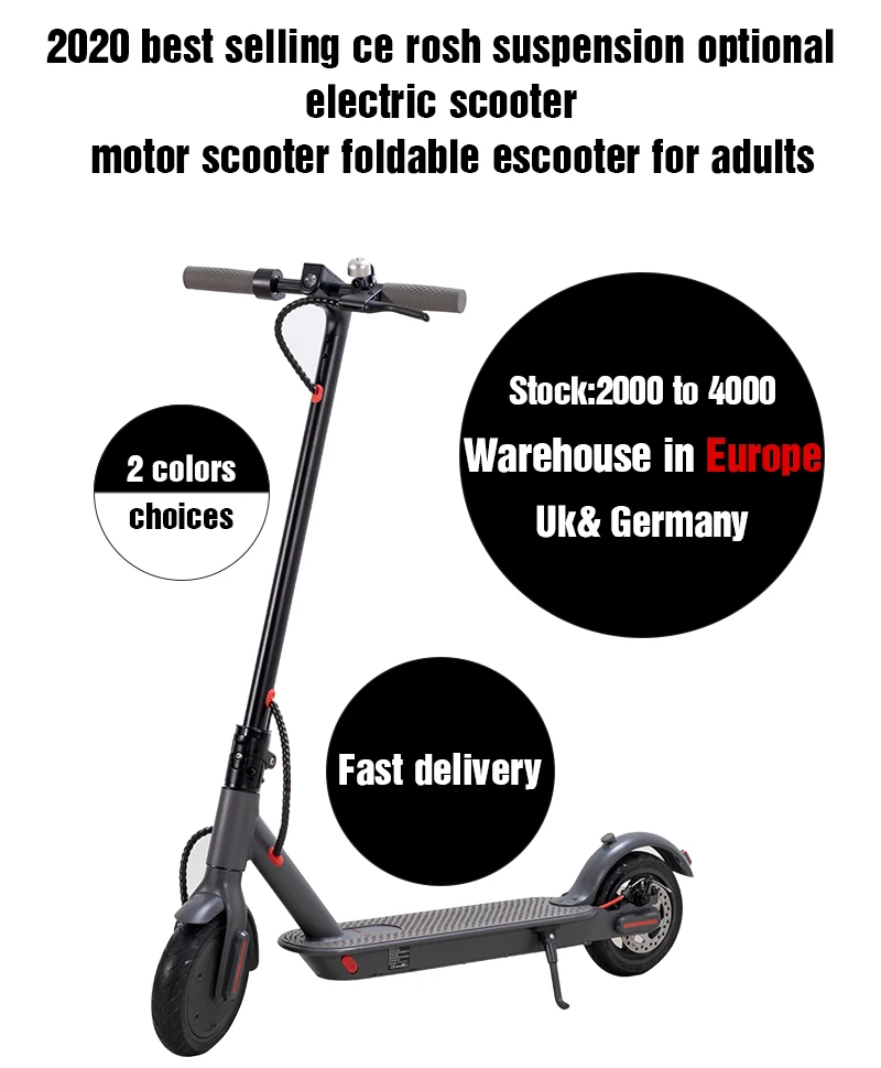 Hot sale factory direct 2 wheel pro china electric scooter powerful electric scooter adult 350w hot sale electric scooter