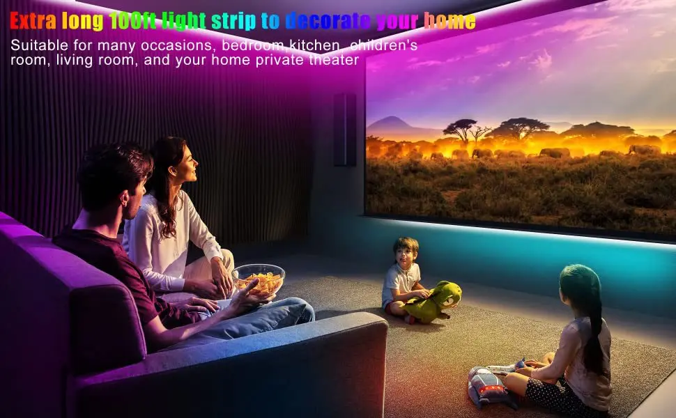 Hot Selling good quality App controlled full kit music SMD5050 5M 10M Outdoor Flexible waterproof smart RGB LED strip Light