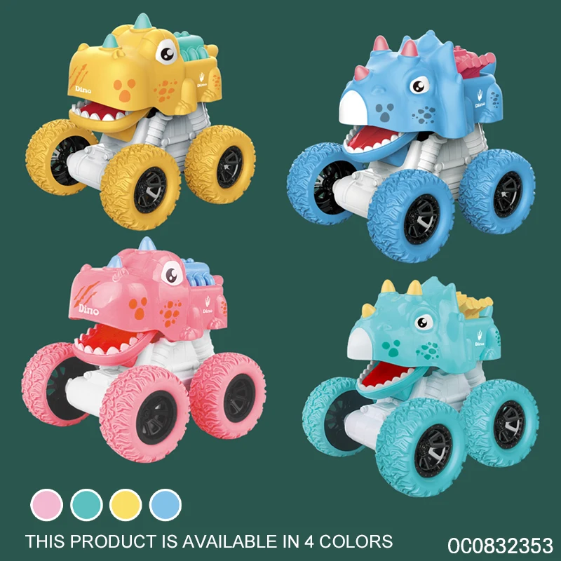Wholesale 12 pcs friction toy car dinosaur off road vehicle 4x4 for kids