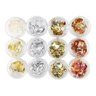 Nail Decoration Wholesale Multi Color And Stlye Plastic Nail Decoration 12 Color Per Box