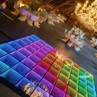 Dance Dance Floor Wedding Led Mirror Dance Floor 3d Magnetic Wedding Dance Led Floor