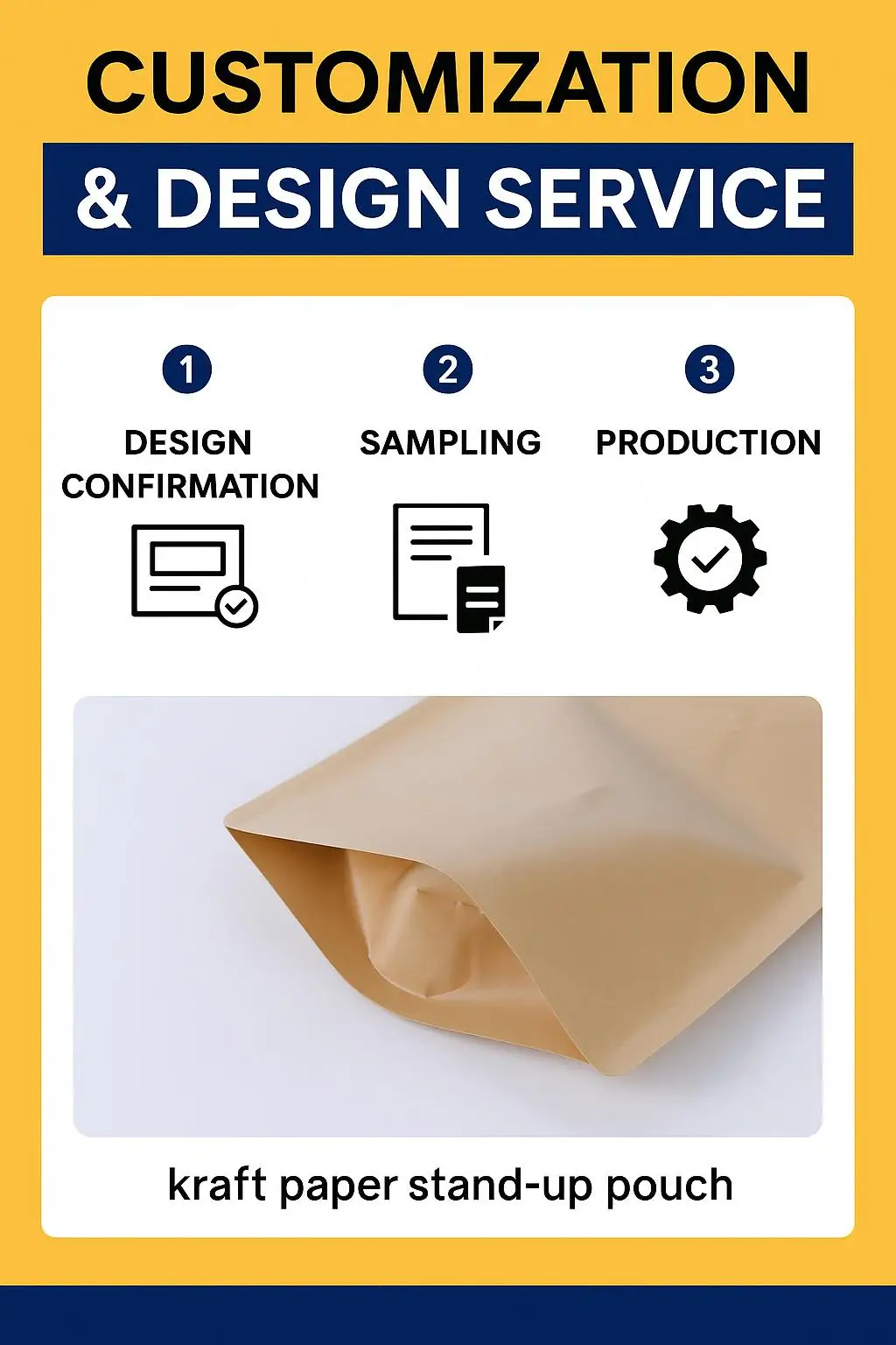Eco-Friendly Resealable Kraft Paper Coffee Bag with Custom Logo for Ground Coffee and Tea Leaves - detail 12