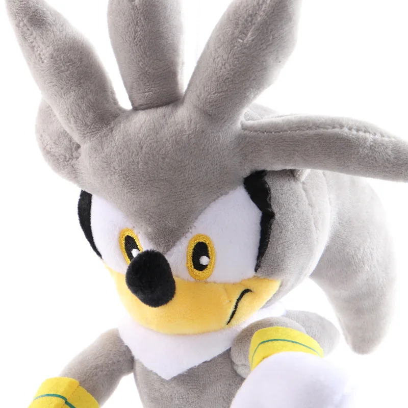 silver sonic plush toy