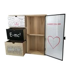 Rattan High Quality Nordic Style Natural Rattan Living Wood Cabinet Storage Cabinet