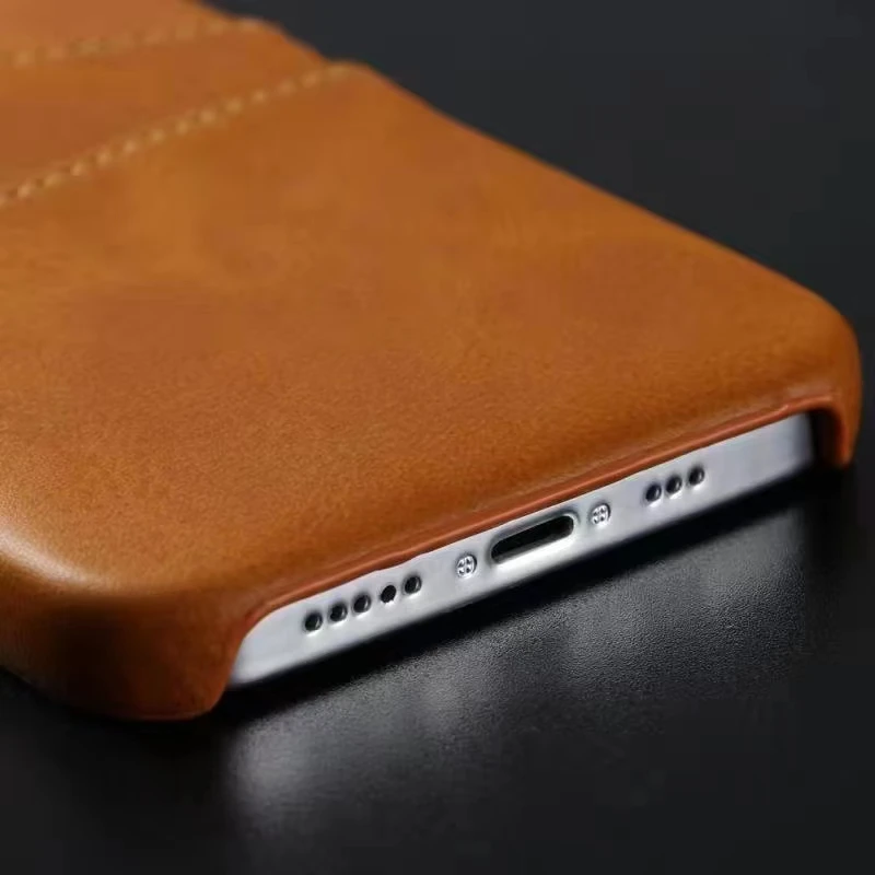 Luxury PU Leather Phone Case For iPhone 15 14 13 12 11 Pro Max Xs Xr Xs Max Wallet Phone Cover With Card Slot