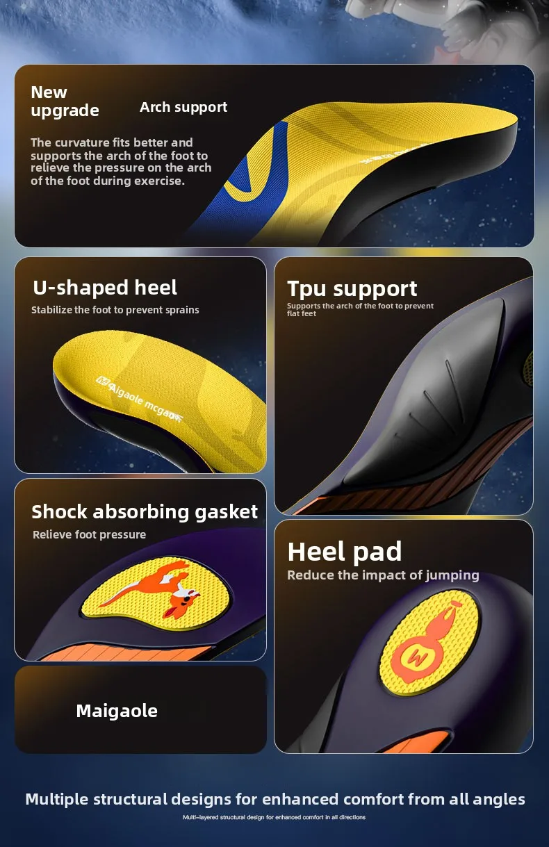 Flat Foot Childrens Insoles PU Arch Support Pads Flat Foot Childrens Insoles PU Arch Support Pads