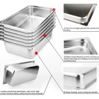 Stainless Steel Tray^ Gn Tray European Style Stainless Steel Steam Table Pan Custom Gn Tray^
