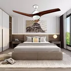 Decorative Fan 1stshine Modern Indoor Decorative 52" Plastic Blades High Speed Ceiling Fan