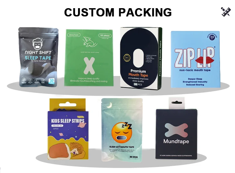 product best selling products 2023 sleep strips professional kids sleep mouth strips portable mouth tapes for better nose breathing-7