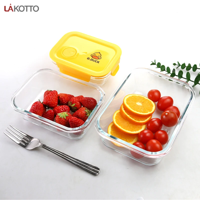 Fresh Keeping Glass Bowl High Quality Microwave Use Glass Fresh Bowl with Plastic cover