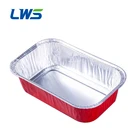 Airline Lunch Box Foil Lunch Box Airline Coated Aluminium Foil Food Container Packaging Lunch Box With Lid