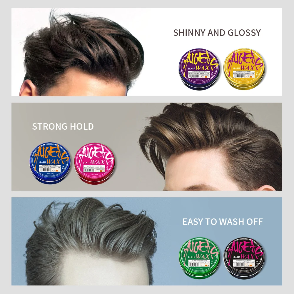 Hair Styling Pomade Hairs Edge Control Wave Men Woman Style Long Strong Holding Perfume Hair Wax Gel