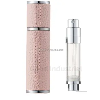 Wholesale refillable 5ml portable atomizer aluminum spray perfume bottle for mini pocket travel atomizer perfume bottle