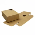 Bar Soap Gift ZL Custom Printed With Logo Recycle Empty Natural Brown Kraft Paper Handmade Rose Bar Soap Craft Folding Packaging Gift Boxes