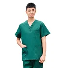 Logo Uniforms Customized Logo And Style Doctor Uniforms Nurse Workwear Solid Color Cotton Fabric Sets