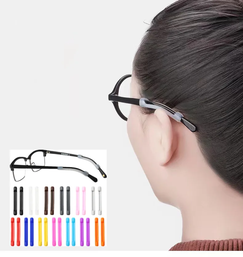 Tip Eyeglasss Holder Ear Glasses Grip Anti Hook Silicone Temple Durable 