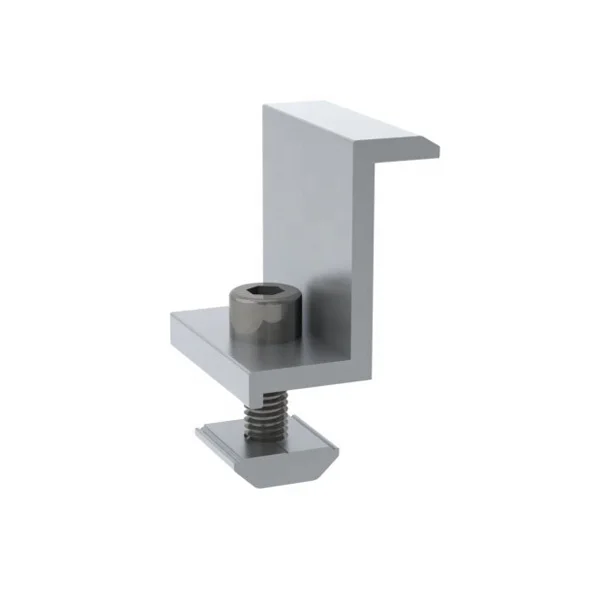 product solar mounting components aluminum pv solar panels clamps customized aluminum mid clamp end solar clamp manufacturer-3