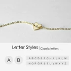 Love Initial Letter Engraved Love Heart Bracelet For Wife Girlfriend Jewelry Gift Wholesale
