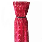For Hot Selling Velvet Embroidered Fabric Sparkle 3+5+7 Mm Sequins Magic Color Sequin Embroidery Fabric For Dress
