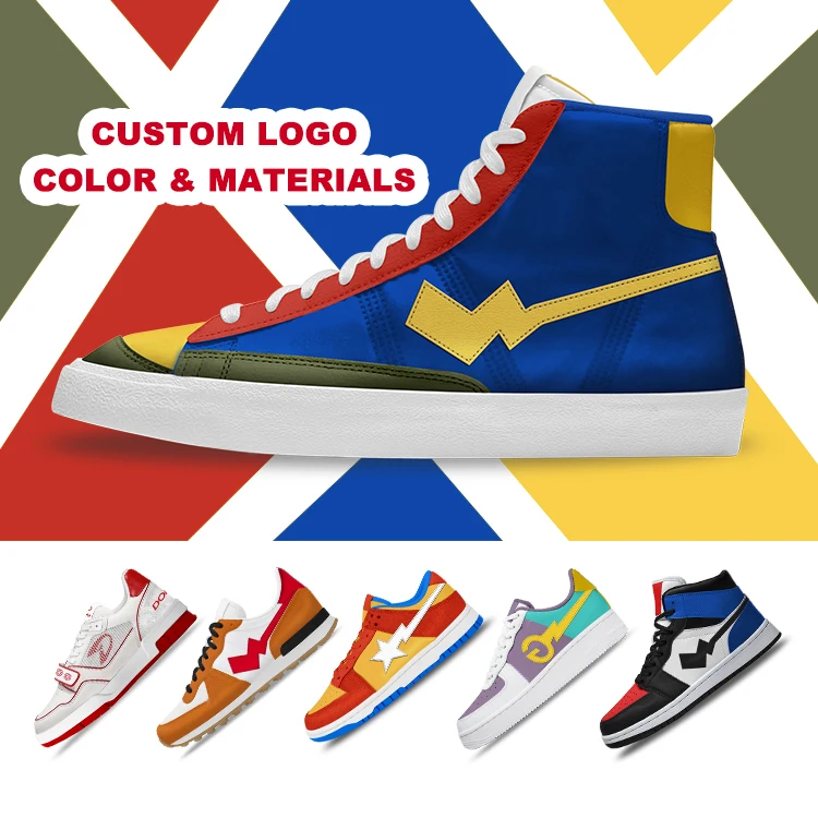 Custom Logo Designer Platform Youth Casual Sport Tennis Shoes 2023 Women Genuine Leather Skateboarding Trainers Fashion Sneaker