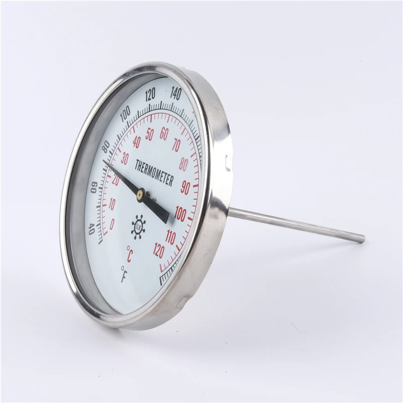 Stainless Steel Temperature Gauge Industrial Pressure Gauge Thermometer