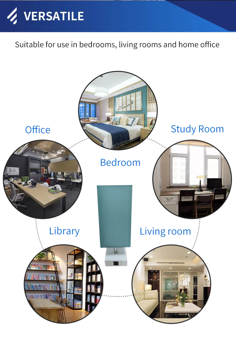 Modern and simple living room decorative lamp hotel room desk lamp