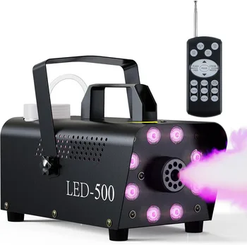 Topflashstar  500W Smoke Fog Machine Halloween Indoor Automatic Smoke Machine For Party Wedding Holiday