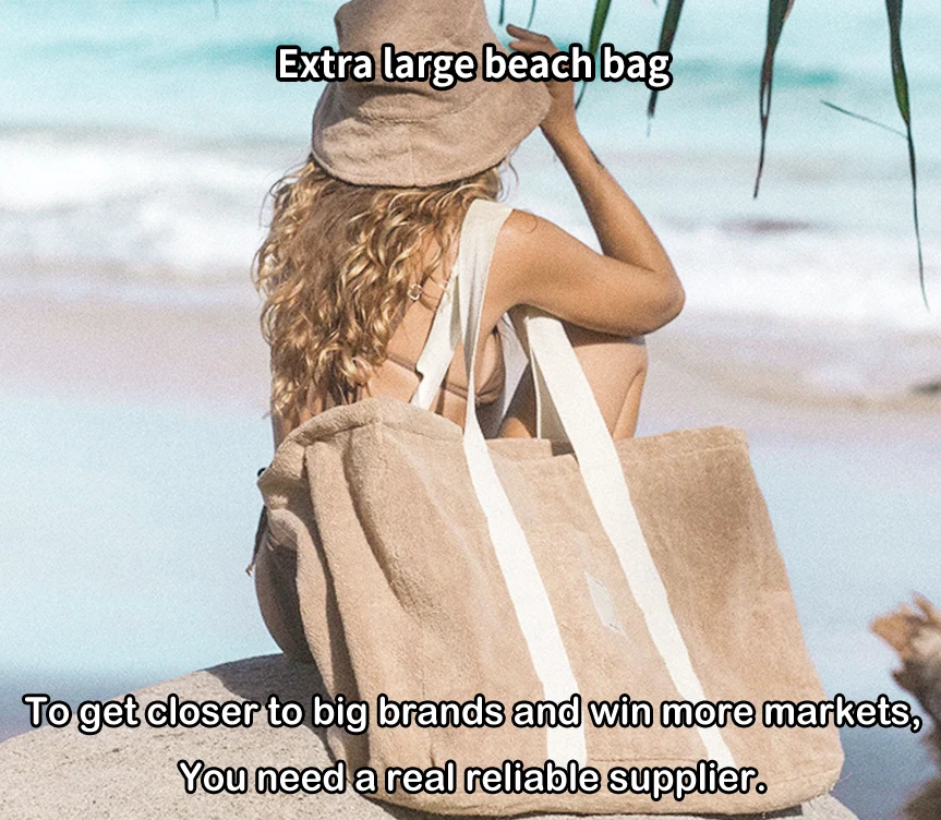 Ekstra Büyük Kadınlar Canvas Plaj Tote Çantaları 1