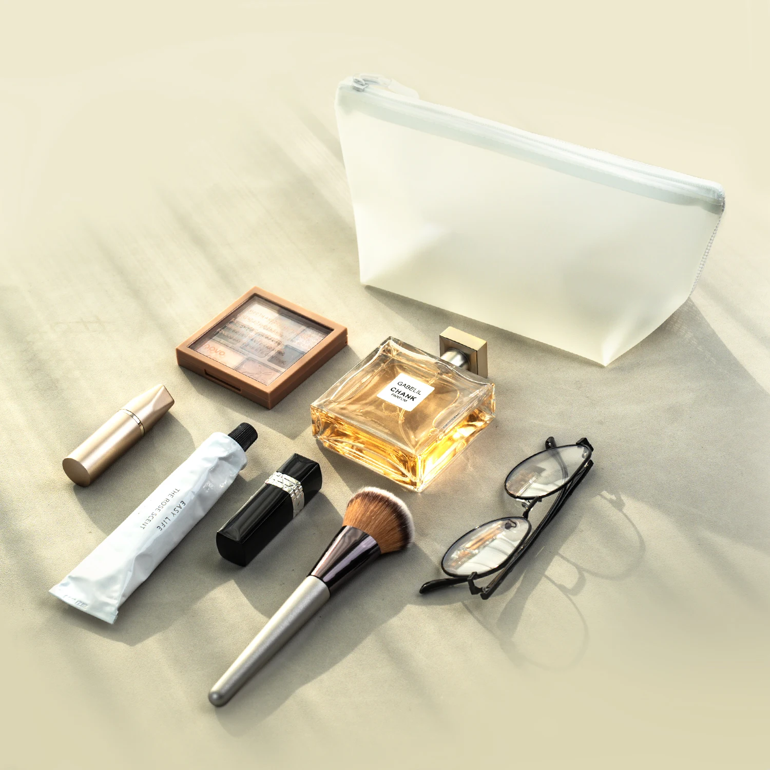 Transparent PVC Makeup Organizer Pouch