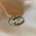 Stainless Steel Rings 18K Stackable Stainless Steel Rings For Women Rings