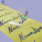 Gold Sticker Custom Waterproof Private Logo Transparent Vinyl Personalized Gold Foil Lipgloss Label Sticker