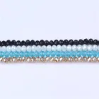 Wholesale 4*6mm Multi Color Faceted Crystal Strands For Making Jewelry