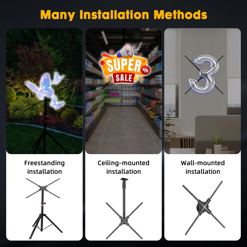 Fan, 60cm, LED, 3D - detail 12
