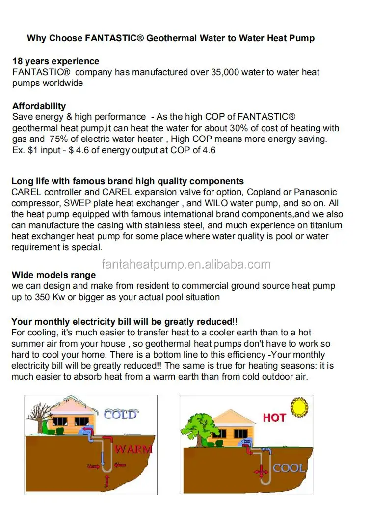 Ground Source Heat Pump, Inverter, 220V, 12kw - detail 14