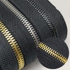Zipper Zippers Custom Size Tape Metal Play Zipper Sewing Teeth Metal Zippers Brass